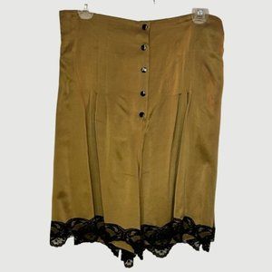 Vintage 1980s Sue Wong Silk and Lace Culottes or Tap Pants size L